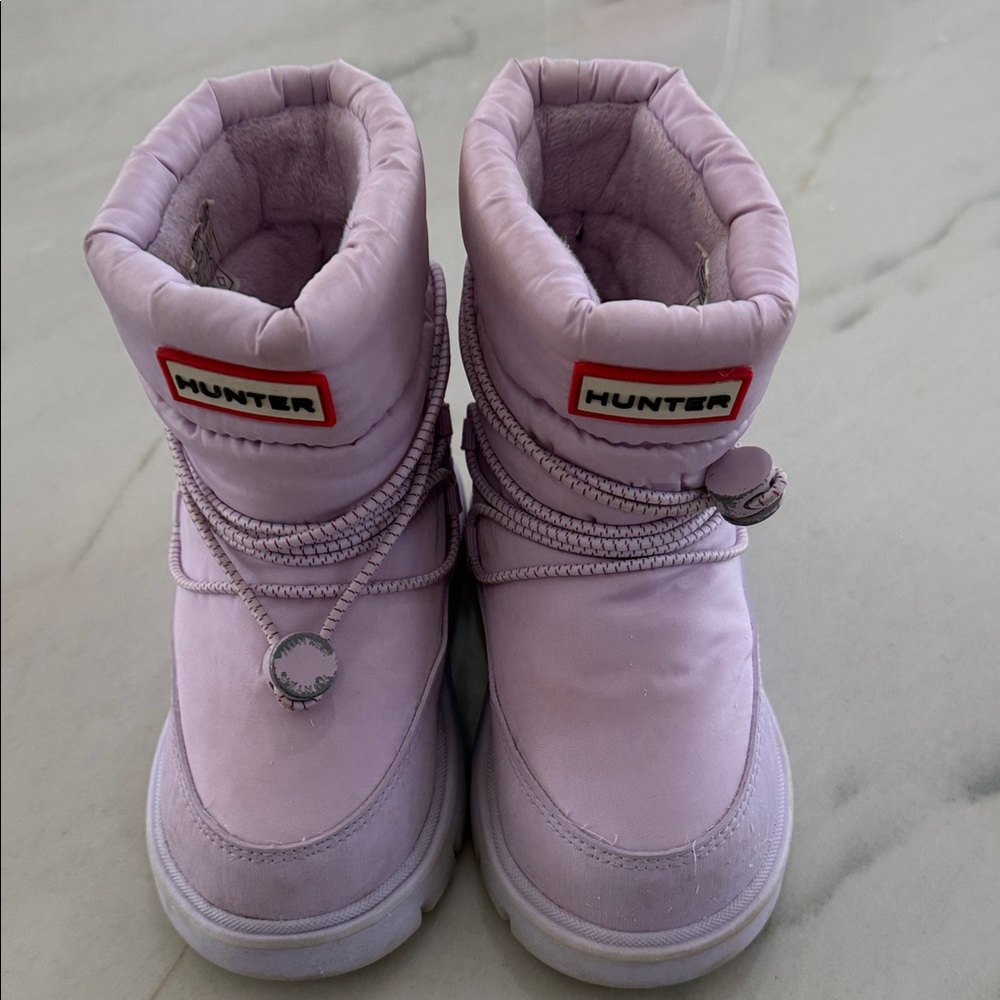 Hunter Kids Light Purple Snow Boots